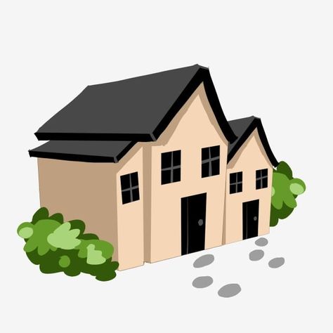 house clipart,cartoon house,house,beautiful small house,green plants,building illustration,country house illustration,cartoon clipart,house logo Small House Pictures, Small Pool Houses, Tiny House Shipping Container, House Doodle, Illustration House, House Png, Tiny House Towns, Small Bungalow, Beautiful Small Homes