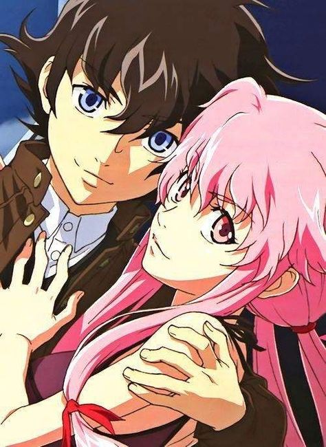 Yuki x Yuno Future Diary Yuno, Yuno Mirai Nikki, Future Diaries, Mirai Nikki Future Diary, Gasai Yuno, Yuno Gasai, Future Diary, Gurren Lagann, Deus Ex Machina