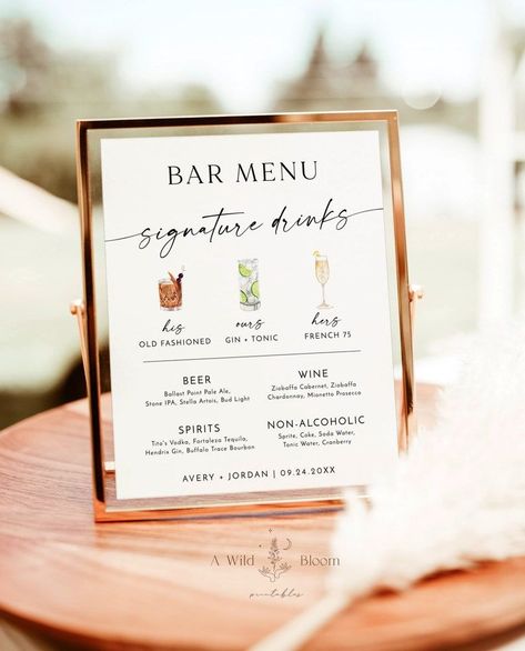 Signature Drinks Signal Template, Minimalist Marriage ceremony Bar Menu Poster, Signature Cocktail Signal, Marriage ceremony Bar Signal, His + Hers + Ours, M9- #bar #Cocktail #Drinks #Menu #Minimalist #Poster #Sign #Signature #Template #Wedding Check more at https://howcandothis.com/weddingideas/signature-drinks-signal-template-minimalist-marriage-ceremony-bar-menu-poster-signature-cocktail-signal-marriage-ceremony-bar-signal-his-hers-ours-m9/ Wedding Bar Sign Signature Drink, Cocktail Sign Wedding, Mionetto Prosecco, Menu Minimalist, Menu Poster, Cocktail Sign, Signature Cocktail Sign, Drinks Sign, Bar Menu Wedding