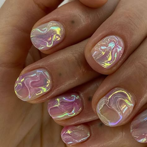 Mens Nails, Tree Nails, Manicure Gel, Pretty Gel Nails, Nail Art Inspo, Vacation Nails, Short Nail, Festival Nails, Nail Idea