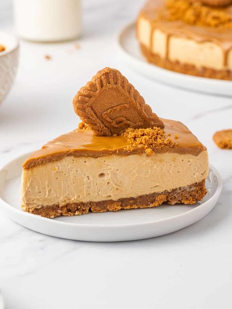 Lotus Cheesecake Recipe, Pistachio Cheesecake Recipe, Lotus Biscoff Cheesecake, Lotus Cheesecake, Lotus Cookies, Pistachio Cheesecake, Soft Cookie Recipe, Biscoff Cheesecake, Biscoff Cookie Butter