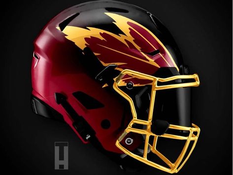 Artist Reveals Absolutely Incredible Helmet Designs For All 32 NFL Teams – Page 25 New Nfl Helmets, Cool Football Helmets, Eagles Helmet, Chiefs Wallpaper, College Football Helmets, Football Helmet Design, Steelers Pics, Nfl Team Colors, Nfl Uniforms