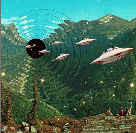 70s Space Aesthetic, Film Ideas, Ufo Art, Science Fiction Artwork, 70s Sci Fi Art, Arte Indie, Scifi Fantasy Art, Dream Painting, Psy Art