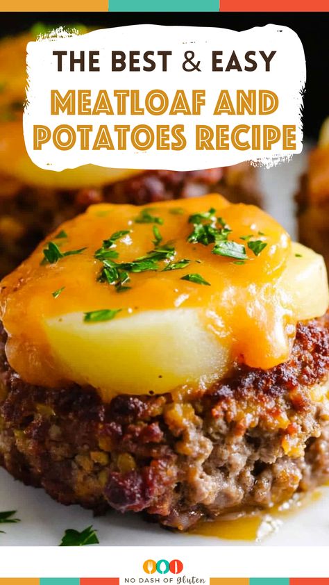 Meatloaf In Muffin Pans Recipe, Meatloaf And Potatoes, Meatloaf With Potatoes, Meatloaf With Potatoes On Top, Muffin Pan Meatloaf Recipes, Meatloaf With Mashed Potatoes And Cheese, Mini Meatloaf Recipes Muffin Tins, Muffin Tin Recipes Dinner, Meatloaf Recipes Easy