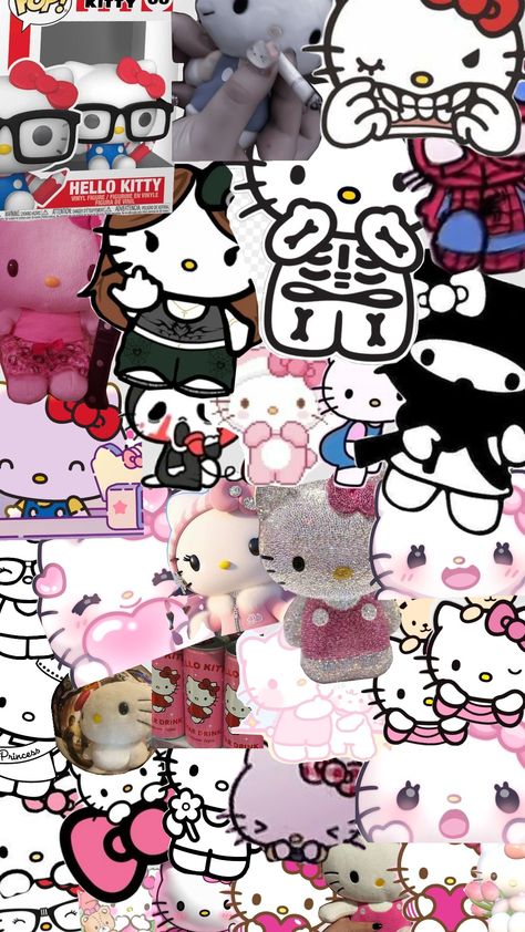 Bad Hello Kitty Wallpaper, Bad Hello Kitty, Pink Hello Kitty Wallpaper Iphone, Ipad Ideas, Pink Hello Kitty, Kitty Wallpaper, Hello Kitty Wallpaper, Wallpaper Iphone Cute, Wallpaper Iphone