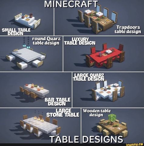 LOL!!! :) Grindstone Minecraft, Minecraft Building Ideas House Blueprints Floor Plans, Minecraft Table Design, Minecraft Umbrella, Minecraft Floor Plans, Minecraft 1.20 Builds, Minecraft Base Layout, Minecraft Building Plans, Minecraft Town Square