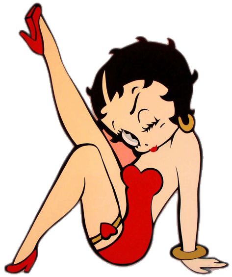 Betty Boop Lips, Betty Boop Kiss, Betty Boop Wallpapers, Pinup Pose, Classic Pinup, Iconic Cartoon, Pinup Poses, Betty Boop Classic, Glamorous Outfits