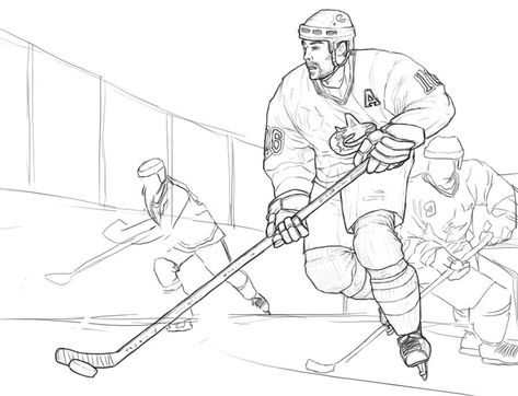 Maple Leafs Wallpaper, Hockey Drawing, Sports Coloring Pages, Hockey Party, Sports Drawings, Hockey Pictures, Hockey Goalie, Hockey Player, Vancouver Canucks