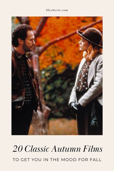 It’s the season for cuddling up with your coziest blankets and watching a movie. From romantic fall flicks to not-so-scary movies, here are 20 autumn films that will get you in the mood for fall. Classic Romantic Movies, Autumn Romance Movies, Movies That Feel Like Fall, Fall Romcom Movies, Feel Good Fall Movies, Classic Fall Movies, Best Autumn Movies, Movies For Autumn, Fall Rom Com Movies