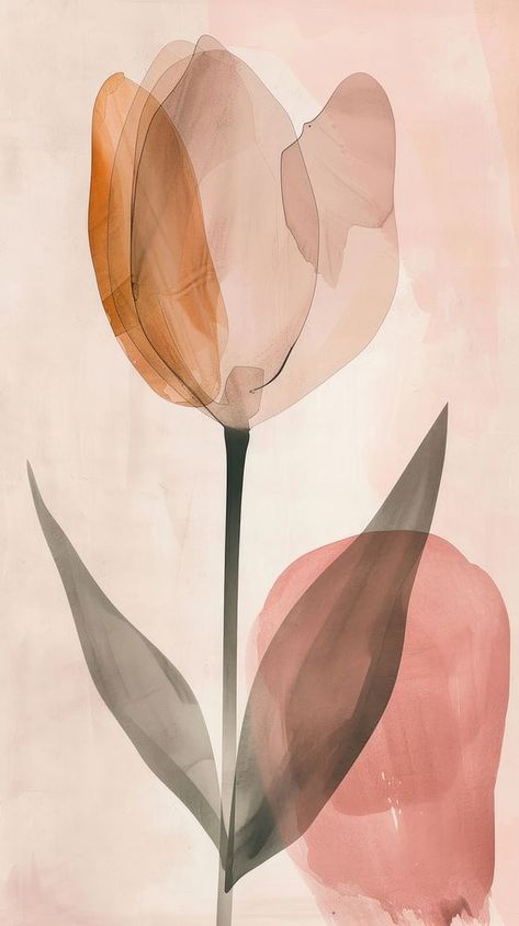 Tulip watercolor wallpaper painting flower petal. | free image by rawpixel.com / Boom Wallpaper Aesthetic Tulips, Roses Iphone Wallpaper, Tulip Abstract, Aesthetic Tulips, Tulip Watercolor, Wallpaper Iphone Roses, Wallpaper Painting, Watercolor Flowers Pattern, Abstract Animal Art