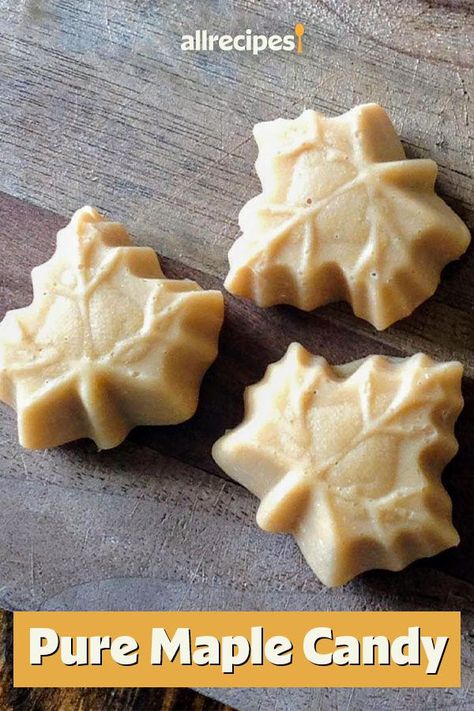 Maple Syrup Candy Recipe, Maple Candy Recipe, Maple Fudge Recipes, Maple Syrup Candy, Maple Sugar Candy, Pecan Candy, Maple Desserts, Date Loaf, Maple Fudge