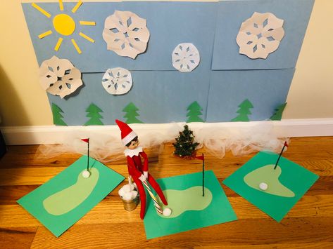 Elf Golf, Elf On The Shelf Golf, Minnesota Gophers, Elf On The Shelf, Elf, Kids Rugs, Shelves, Home Decor