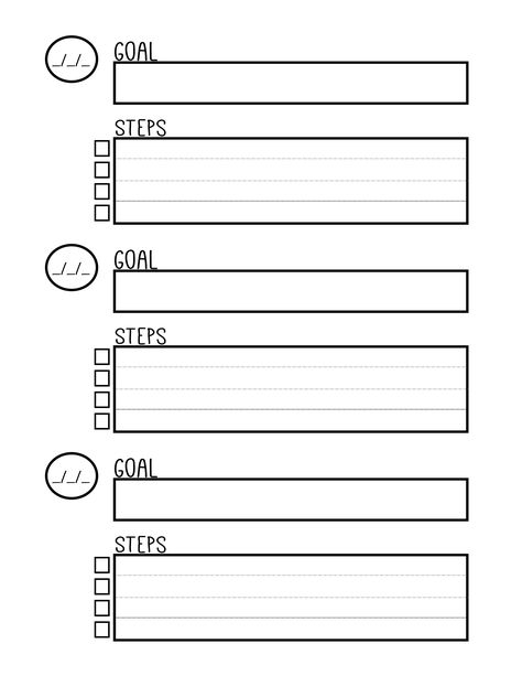 Free Printable Goal Setting Worksheet - love this for goal/objective review for older students Free Goal Setting Worksheet Printables, S.m.a.r.t. Goals Worksheet, Goal Setting Worksheet Printables Free, Goals Printable Free, Goal Worksheet Printables, Organization Worksheets, Student Goal Setting Sheet, Goal Setting Worksheet Printables, Goal Printable