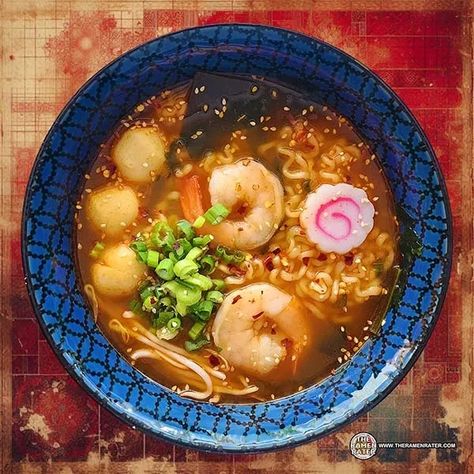 #4998: Ottogi Odongtongmyon Spicy Seafood Udon - South Korea - THE RAMEN RATER Ottogi Ramen, Seafood Udon, Tan Tan Ramen, Shin Ramyun, Maruchan Ramen, Black Burger, Nissin Cup Noodles, Spicy Seafood, Korean Noodles