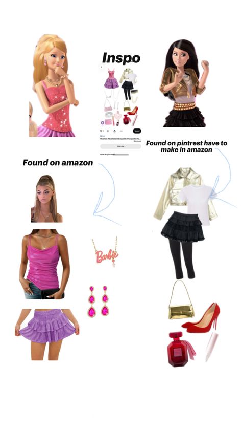 Raquelle Barbie Halloween Costume, Raquel Costume, Barbie Halloween Costume, Barbie Halloween, Pretty Halloween Costumes, Halloween Party Outfits, Hallowen Costume, Matching Costumes, Barbie Costume