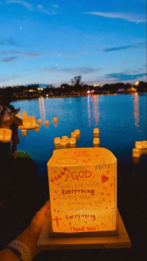 Water lantern festival Lantern Festival Drawing Ideas, Water Lantern Design Ideas, Water Lantern Festival Decorating Ideas, Water Lantern Ideas, Bible Picnic, Lantern Festival Aesthetic, Floating Water Lanterns, Floating Lantern Festival, Floating Paper Lanterns