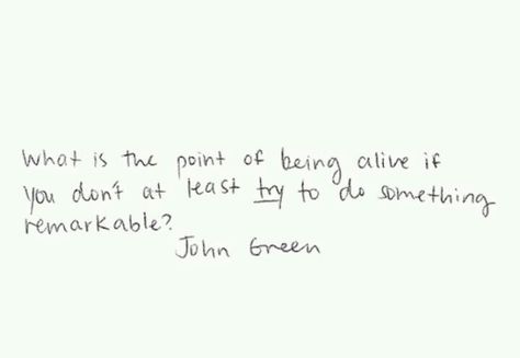 What is the point of being alive if you dont at least try to do something remarkable. What Is The Point Quotes, Silent Sky, What Is The Point, Do Something, Creating Art, Something To Do, Quotes, Quick Saves, Art