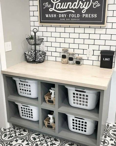 Laundy Room, Laundry Room Ideas Small Space, Dream Laundry Room, Basement Laundry, Mudroom Laundry Room, Laundry Room Renovation, Laundry Room Shelves, Wash Dry Fold, Laundry Room Remodel