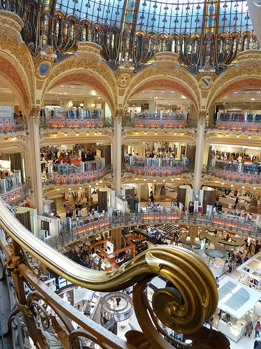 Time for some shopping, and the best place for that would be the amazing Galeries Lafayette. Paris' answer to high street with chic in a massive department store selling everything you could ever want! Lafayette Paris, Paris Dream, Beautiful Paris, Paris Shopping, Living In Paris, Paris Photo, Visit Paris, Paris Travel, Oh The Places Youll Go