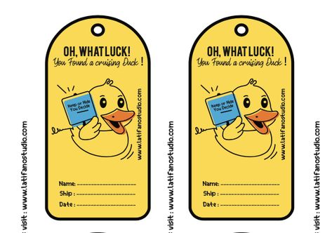 Free printable duck tags PDF template free Cruise Ducks Tags Free, Cruise Duck Tags Printable Free, Cruise Duck Tags Printable, Cruising Ducks Tags Printable Free, Christmas Soap Gift, Vintage Halloween Printables, Halloween Apothecary Labels, Cruise Gifts, Printable Christmas Coloring Pages