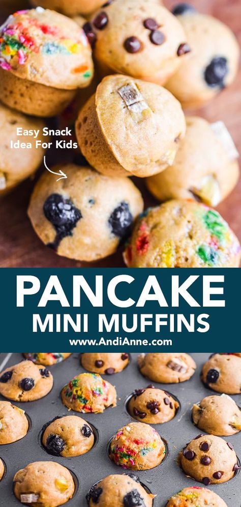 Pancake Mini Muffins, Easy Toddler Snacks, Recipes Kids Can Make, Easy Snacks For Kids, Pancake Muffins, Toddler Lunches, Breakfast And Brunch, Healthy Toddler Meals, Easy Meals For Kids