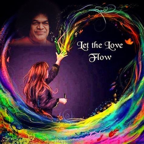 "Love alone equals Love. Love is the result of Love. Love is the taste of Love. Love makes no differences or distinctions between 'mine' and 'thine.' It is extremely selfless." ~ Sri Sathya Sai Baba  #Love #SathyaSai #Selfless Heart Chakra Healing, Let It Flow, A Course In Miracles, Positive Words, Happy Love, A Rainbow, Love And Light, Happy Quotes, Law Of Attraction