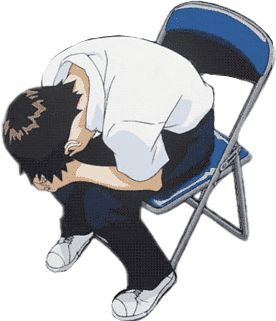 Evangelion Discord Banner, Shinji Chair, Dead By Daylight Fanart, Discord Banner Gif, Evangelion Shinji, Chair Pose, Neon Evangelion, Discord Banner, Banner Gif