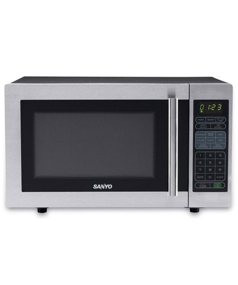 Sanyo Mid-Size Microwave Oven EM-S6588S - GoodHousekeeping.com Best Inventions Ever, Oven Hood, Countertop Microwave Oven, Healthy Lifestyle Quotes, Countertop Microwave, Microwave Ovens, Cooking Equipment, Good Housekeeping, Mid Size