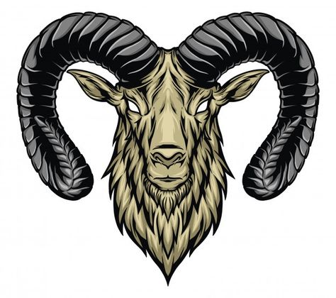 Crest Tattoo, Eagle Artwork, Ram Tattoo, Goat Logo, Heaven Tattoos, Head Illustration, Torso Tattoos, Goat Head, Capricorn Tattoo