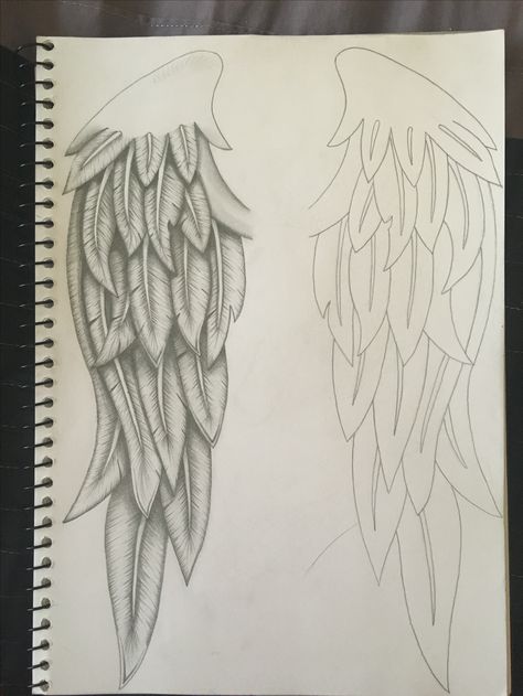 Angel Wings Sketch Pencil, Angel Wings Drawing Sketches, Angel Wings Drawing Easy, Angel Drawing Easy, Draw Sea Animals, Draw Sea, Angel Wings Painting, Wings Sketch, Angel Sketch