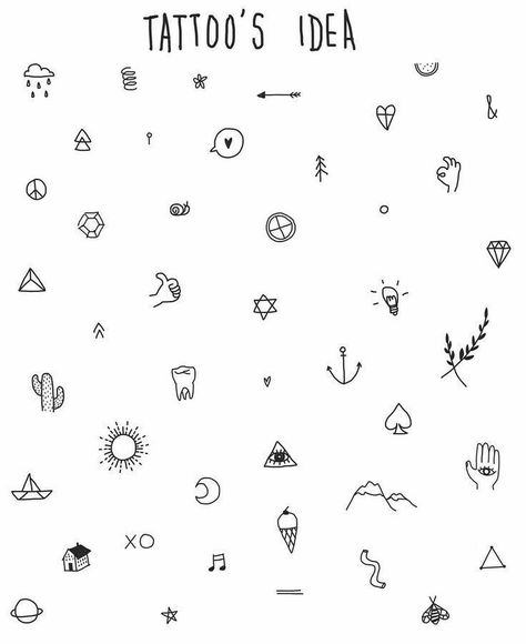 Tiny Doodle Ideas, Drawing Ideas Tiny, Lots Of Tiny Tattoos, House Music Tattoo Ideas, Star Tiny Tattoo, Very Tiny Tattoos, Tiny House Tattoo, Thumbs Up Tattoo, Tiny Music Tattoo