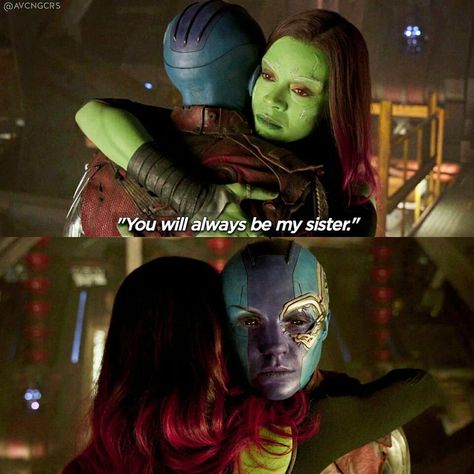 😭 [Guardians of the Galaxy Vol.2] #marvel #mcu #marvelcinematicuniverse #ironman #captainamerica #thor #hulk #blackwidow #hawkeye… Gamora And Nebula, Guardians Of The Galaxy Vol 2, Mcu Marvel, Marvel Fan, Steve Rogers, Marvel Memes, Marvel Dc Comics, Bucky Barnes, Marvel Heroes