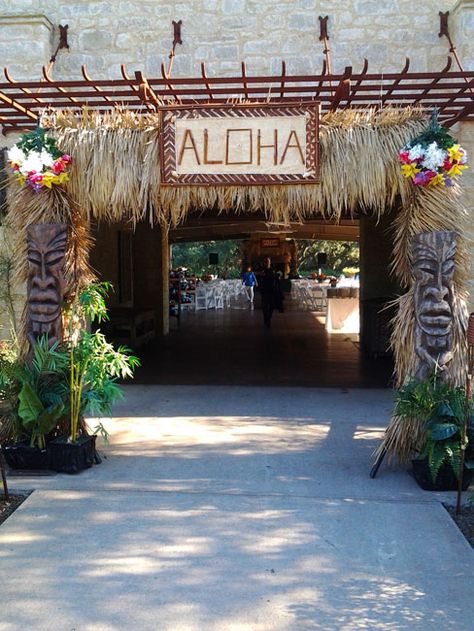 Houston luau party props and decoration setups for all your Houston Luau Parties in Texas Luau Decorations, Hawaiian Party Theme, Luau Party Decorations, Aloha Party, Hawaiian Party Decorations, Party Entrance, Luau Theme Party, Luau Birthday Party, Hawaiian Luau Party