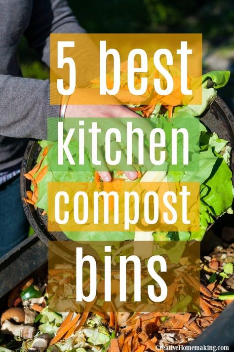 Compost For Beginners, Compost Ideas, Compost Kitchen, Best Compost Bin, Composting 101, Compost Container, Kitchen Compost, Recycled Kitchen, Compost Bin Diy