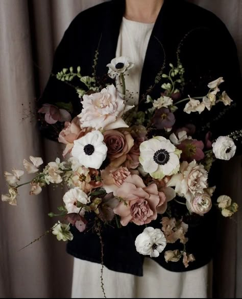 Moody chic and romantic Moody Wedding Flowers, Dark Romantic Wedding, Spring Palette, Dark Wedding, Ethereal Wedding, Moody Wedding, Neutral Wedding, Wedding Mood Board, To Infinity And Beyond