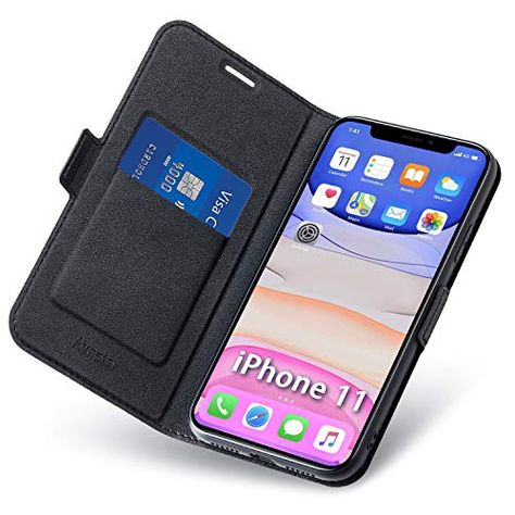 Aunote Coque iPhone 11 Ultra Mince Portefeuille Emplacement Carte Fermeture Magnétique Rabat Flip Case Clapet Folio Étui Cuir PU et TPU Bumper Housse Protection Apple 61 Phone 2019. Noir Gold Iphone 7 Plus, Iphone 11 Colors, Weather Books, Black Iphone 7, Coque Iphone 11, Rose Gold Iphone, Apple 11, Apple Smartphone, Cover Iphone