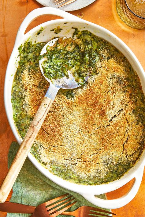 Somewhere between a side and a dip, Spinach Madeline is a hit with the whole family. Most folks associate Spinach Madeline with Thanksgiving, but it’s a great side to serve any time of the year. #recipeideas #recipes #spinach #spinachmadeline #spinachdip #appetzierrecipes #southernliving Spinach Madeline, Savory Sides, Breakfast Party Foods, Easy Dinner Casseroles, Breakfast Party, Quick Easy Dinner, Pepper Jack Cheese, Frozen Spinach, Stuffed Jalapeno Peppers