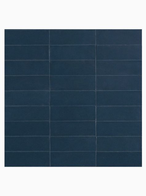 Dark Blue Tile, Navy Blue Tile, Brick Wall Tiles, Relief Tile, Glazed Brick, Glazed Walls, Terrazzo Tiles, Blue Tile, Deep Navy Blue