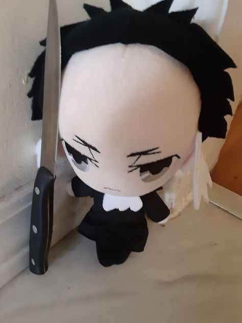 yes Bald Akutagawa, Birthday Pfp Anime, Akutagawa Plush, Bsd Plushies, Akutagawa Ryunosuke, Bsd Memes, Bungou Stray Dogs Characters, Silly Dogs, Bongou Stray Dogs