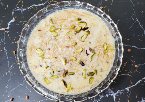 Sheer Khurma is a Ramzan special festive pudding made with milk, vermicelli , nuts, sugar and ghee. This rich dessert recipe is very easy to prepare and is a must during the festival of Eid. Sheer Khurma Snapchat, Sheer Khurma, Ramzan Special, Rich Desserts, Eid Special, Dessert Recipe, The Festival, Ghee, Hummus