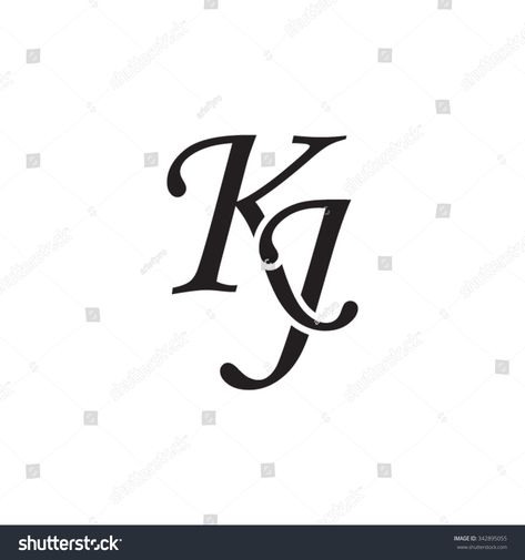 J K Tattoo Letter, K And J Tattoo, K J Tattoo, J And K Tattoo, Kj Monogram, K Letter Images, J Monogram, Tattoo Design For Hand, J Tattoo