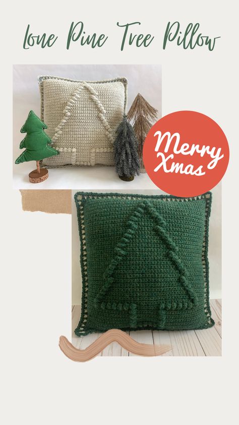 Christmas Knitting Pillow, Crochet Winter Pillow Cover, Knitted Home Decoration, Crochet Tree Pillow Pattern Free, Christmas Pillow Knitting Patterns, Crochet Christmas Throw Pillow, Crocheted Christmas Pillows, Knitted Christmas Pillows Free Pattern, Crocheted Christmas Pillow Patterns