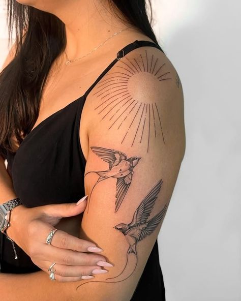 Armpit Tattoo, Tricep Tattoos, 22 Tattoo, Quarter Sleeve Tattoos, Tattoos For Women Half Sleeve, Petite Tattoos, Forearm Tattoo Women, Shoulder Tattoos For Women, Arm Sleeve Tattoos