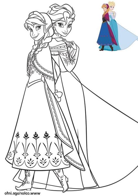 Elsa Anna Coloring Pages, Elsa And Anna Coloring Pages, Princess Coloring Pages For Kids, Elsa Drawing, Frozen Drawings, Elsa Coloring, Anna Et Elsa, Elsa Coloring Pages, Anna Und Elsa