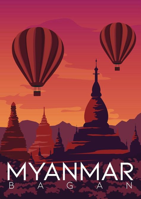 Myanmar Vector Illustration Background Travels Background, National Park Sign, Travel Minimalist, Wall Art Classic, Myanmar Art, 4k Wallpaper For Mobile, Cool Chest Tattoos, Live Screen Wallpaper, Architecture Drawing Art