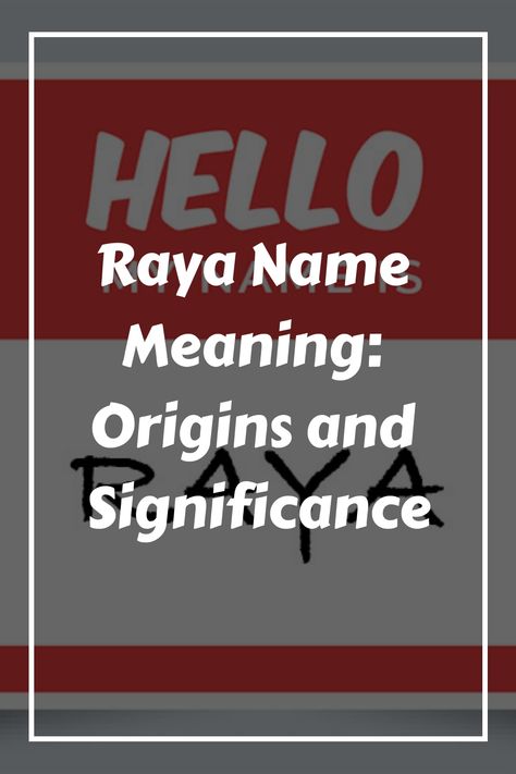 If you’re considering naming your baby girl Raya, you might be wondering about the name’s meaning. Raya is a name with multiple origins and meanings across Raya Name Meaning, Arya Name Meaning, Modern Indian Girl Names, Arya Name, Indian Girl Names, S Meaning, Feminine Names, Mean Friends, Name Origins