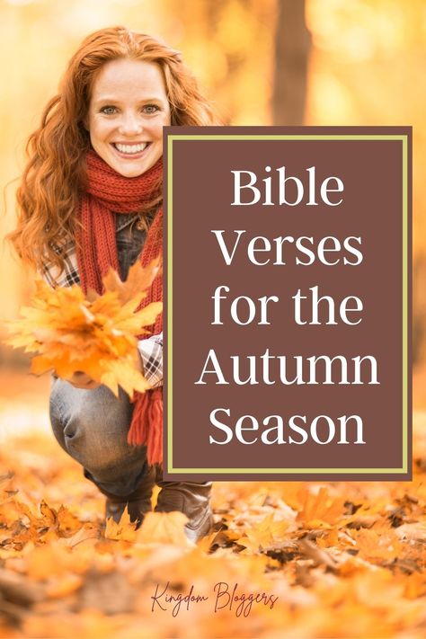 What is a good Bible verse for autumn? While you won’t find Bible verses about falling leaves, you will find a beautiful promise. When God put the rainbow in the sky as a promise to never destroy the earth with a flood again, he says: Autumn Scripture Quotes, Bible Verse For Fall Season, Scripture For Fall, Christian Fall Quotes, Fall Bible Quotes, Fall Scripture Quotes, Autumn Bible Verses, Fall For Jesus He Never Leaves, Fall Images Autumn Beautiful