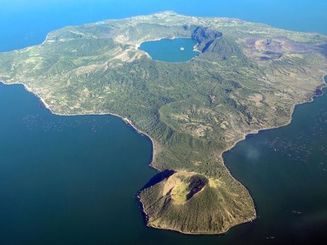 The Most Intense Volcanic Craters in the World Taal Lake Philippines, Philippines Wallpaper, Luzon Philippines, Taal Volcano, Tagaytay, Philippines Travel, Biome, Archipelago, Pacific Ocean