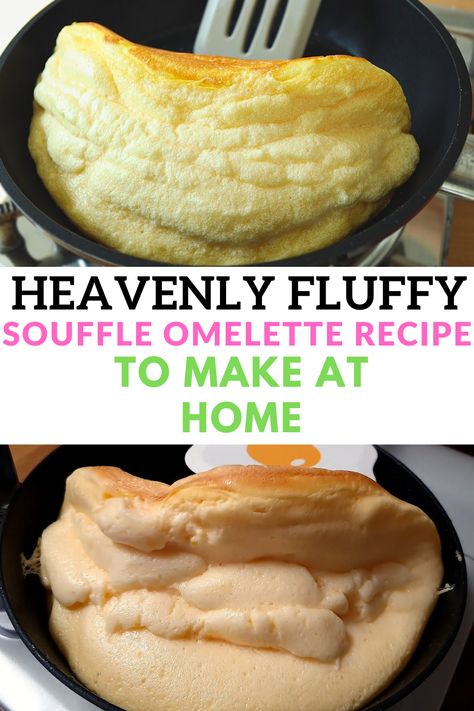 If you're looking to elevate your breakfast game, nothing beats the heavenly delight of a super fluffy soufflé omelette. This velvety creation is like a cloud on your plate, and the best part? You can easily make it at home! Here's a step-by-step guide to crafting this culinary masterpiece: How To Make A Fluffy Omelette, Fluffy Eggs Omelet, Fluffy Omelette Recipe Easy, Cloud Omelette, Souffle Eggs, Soufflé Omelette, Fluffy Omelette Recipe, Souffle Omelette, Breakfast Souffle