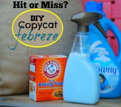 Hit or Miss - DIY Febreze - An Alli Event Diy Fabreeze, Febreeze Diy, Febreze Recipe, Febreze Spray, Diy Febreze, Homemade Febreze, Homemade Air Freshener, Laundry Scent Boosters, Fabric Refresher